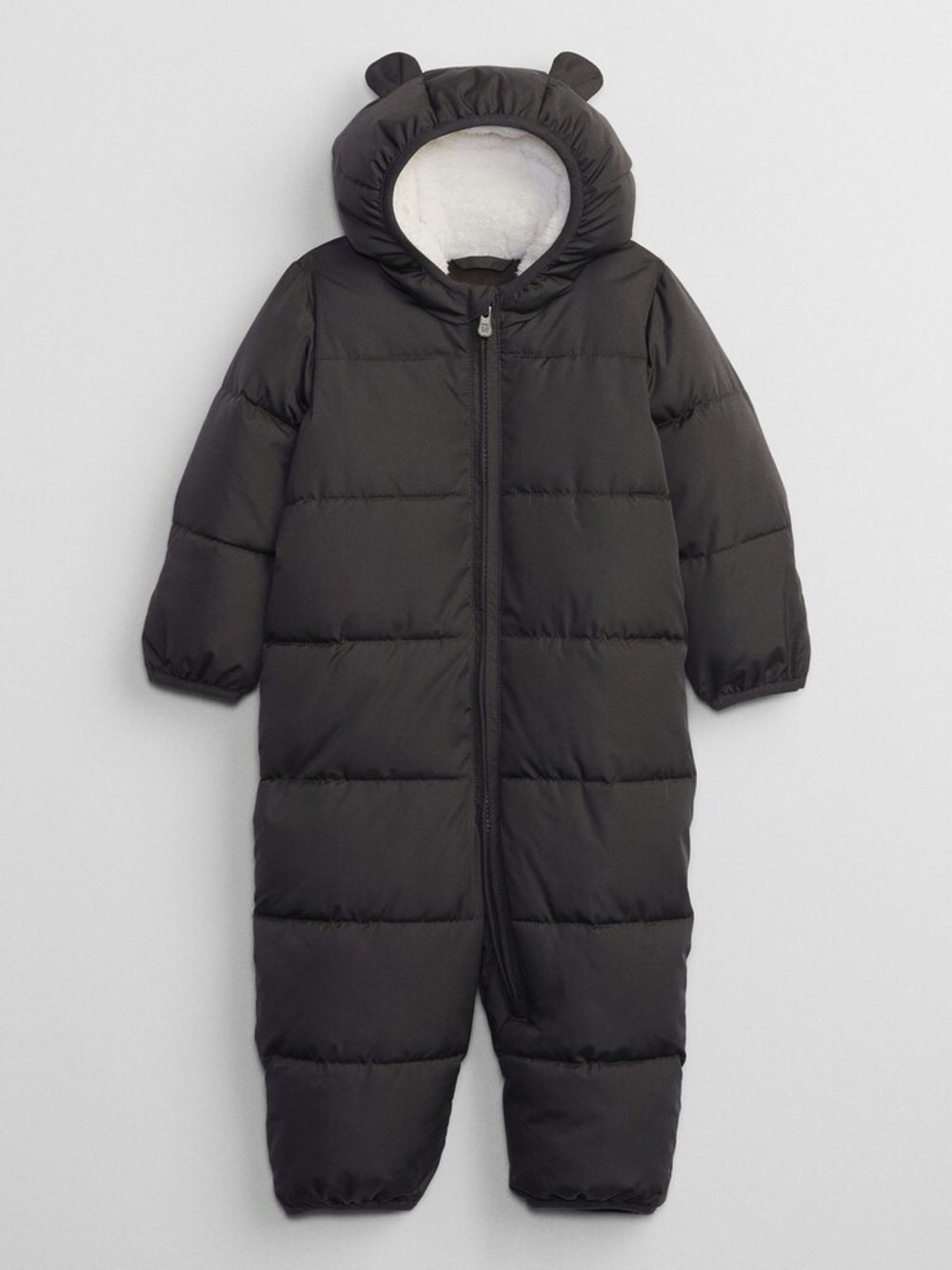 | Baby Gap | ColdControl Max | Puffer Snowsuit in Soft Black size 3-6 months